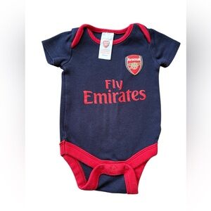 Arsenal Baby Onesie Size 3/6 Months